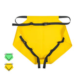 Maxbell Climbing Safety Harness Seat Cushion Protective Descender Seat Belt Pad Yellow