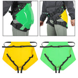 Maxbell Climbing Safety Harness Seat Cushion Protective Descender Seat Belt Pad Yellow