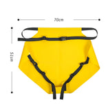 Maxbell Climbing Safety Harness Seat Cushion Protective Descender Seat Belt Pad Yellow