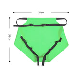 Maxbell Climbing Safety Harness Seat Cushion Protective Descender Seat Belt Pad Green