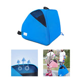 Maxbell Roller Skate Bag Portable Skating Shoes Bag Breathable Ice Skate Carrier Bag Blue