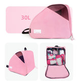 Maxbell Roller Skate Bag Portable Skating Shoes Bag Breathable Ice Skate Carrier Bag Pink