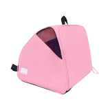 Maxbell Roller Skate Bag Portable Skating Shoes Bag Breathable Ice Skate Carrier Bag Pink