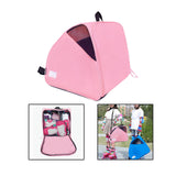 Maxbell Roller Skate Bag Portable Skating Shoes Bag Breathable Ice Skate Carrier Bag Pink