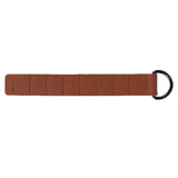 Maxbell Ground Nail Storage Bag Chain Hanging 8 Hole Travel Tent Stakes Storage Rack Light Brown