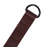 Maxbell Ground Nail Storage Bag Chain Hanging 8 Hole Travel Tent Stakes Storage Rack Dark Brown