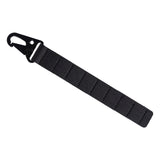 Maxbell Ground Nail Storage Bag Chain Hanging 8 Hole Travel Tent Stakes Storage Rack Black