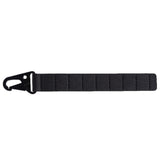 Maxbell Ground Nail Storage Bag Chain Hanging 8 Hole Travel Tent Stakes Storage Rack Black