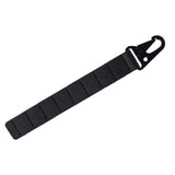 Maxbell Ground Nail Storage Bag Chain Hanging 8 Hole Travel Tent Stakes Storage Rack Black