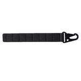 Maxbell Ground Nail Storage Bag Chain Hanging 8 Hole Travel Tent Stakes Storage Rack Black