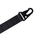 Maxbell Ground Nail Storage Bag Chain Hanging 8 Hole Travel Tent Stakes Storage Rack Black