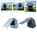 Maxbell SUV Trunk Tent 2 Person Canopy Car Trunk Tent for Outdoor Beach Self Driving White
