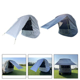 Maxbell SUV Trunk Tent 2 Person Canopy Car Trunk Tent for Outdoor Beach Self Driving White