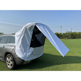 Maxbell SUV Trunk Tent 2 Person Canopy Car Trunk Tent for Outdoor Beach Self Driving White