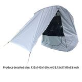 Maxbell SUV Trunk Tent 2 Person Canopy Car Trunk Tent for Outdoor Beach Self Driving White