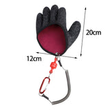 Maxbell Fishing Gloves Puncture Resistant Fish Glove for Women Men Cleaning Handling Left Hand