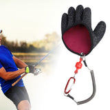 Maxbell Fishing Gloves Puncture Resistant Fish Glove for Women Men Cleaning Handling Left Hand