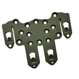 Maxbell Molle Adapter Plate Quick Assembly Durable for Hunting paintballs Vests, Belt Green