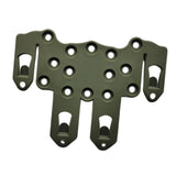 Maxbell Molle Adapter Plate Quick Assembly Durable for Hunting paintballs Vests, Belt Green
