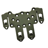 Maxbell Molle Adapter Plate Quick Assembly Durable for Hunting paintballs Vests, Belt Green