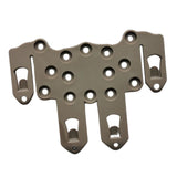 Maxbell Molle Adapter Plate Quick Assembly Durable for Hunting paintballs Vests, Belt Brown