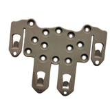 Maxbell Molle Adapter Plate Quick Assembly Durable for Hunting paintballs Vests, Belt Brown