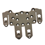 Maxbell Molle Adapter Plate Quick Assembly Durable for Hunting paintballs Vests, Belt Brown