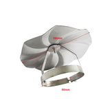 Maxbell Chimney Rain Cap Rainproof Portable Stainless Steel Protective Flue Rain Cap Suitable for 6cm