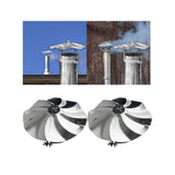 Maxbell Chimney Rain Cap Rainproof Portable Stainless Steel Protective Flue Rain Cap Suitable for 6cm
