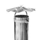 Maxbell Chimney Rain Cap Rainproof Portable Stainless Steel Protective Flue Rain Cap Suitable for 6cm