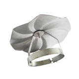 Maxbell Chimney Rain Cap Rainproof Portable Stainless Steel Protective Flue Rain Cap Suitable for 10cm