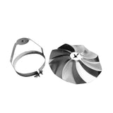 Maxbell Chimney Rain Cap Rainproof Portable Stainless Steel Protective Flue Rain Cap Suitable for 10cm