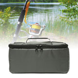 Maxbell Fishing Reel Bag Raft Reels Tackle Tool Storage Holder Protective Case Cover Grey