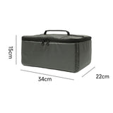 Maxbell Fishing Reel Bag Raft Reels Tackle Tool Storage Holder Protective Case Cover Grey