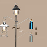 Maxbell Camping Lantern Stand Light Hanging Pole Hanger for Traveling Hiking Fishing 78x16cm withoutStake