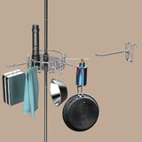Maxbell Camping Lantern Stand Light Hanging Pole Hanger for Traveling Hiking Fishing 78x16cm withoutStake