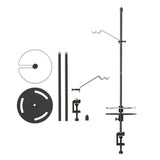 Maxbell Camping Lantern Stand Light Hanging Pole Hanger for Traveling Hiking Fishing 78x16cm withoutStake