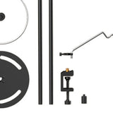 Maxbell Camping Lantern Stand Light Hanging Pole Hanger for Traveling Hiking Fishing 78x16cm withoutStake