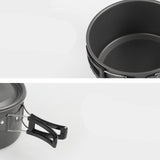 Maxbell Camping Cookware Set Camping Pot Pans and Kettle for Backpacking Hiking Home