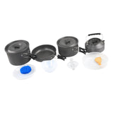 Maxbell Camping Cookware Set Camping Pot Pans and Kettle for Backpacking Hiking Home