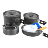Maxbell Camping Cookware Set Camping Pot Pans and Kettle for Backpacking Hiking Home