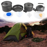 Maxbell Camping Cookware Set Camping Pot Pans and Kettle for Backpacking Hiking Home
