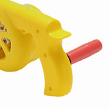 Maxbell Barbeque Air Blower Grilling Grill Hiking Handheld Blower Hand Crank BBQ Fan Yellow