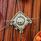 Maxbell Camping Gas Stove Folding Mini Furnace Camp Stove for Garden Outdoor Cooking Tube Adapter Red