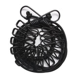 Maxbell Clothesline Clothes Stretchy Travel Clothes Line for Garden Outdoor Vacation Black