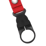Maxbell Bottle Hanging Buckle Clip Water Bottle Ring Holder Keychain Belt for Hiking Red