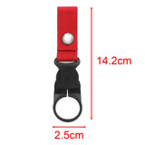 Maxbell Bottle Hanging Buckle Clip Water Bottle Ring Holder Keychain Belt for Hiking Red