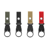 Maxbell Bottle Hanging Buckle Clip Water Bottle Ring Holder Keychain Belt for Hiking Red