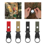 Maxbell Bottle Hanging Buckle Clip Water Bottle Ring Holder Keychain Belt for Hiking Red