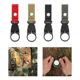 Maxbell Bottle Hanging Buckle Clip Water Bottle Ring Holder Keychain Belt for Hiking Red